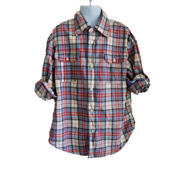 CREWCUTS tartan shirt size 6/7 - Picture 1 of 5